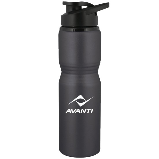 Alum. Water Bottle 28 Oz Black